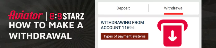 How to withdraw money from 888Starz Aviator India