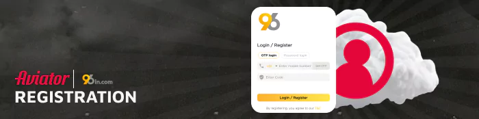 How to register at 96in - Step by step instruction